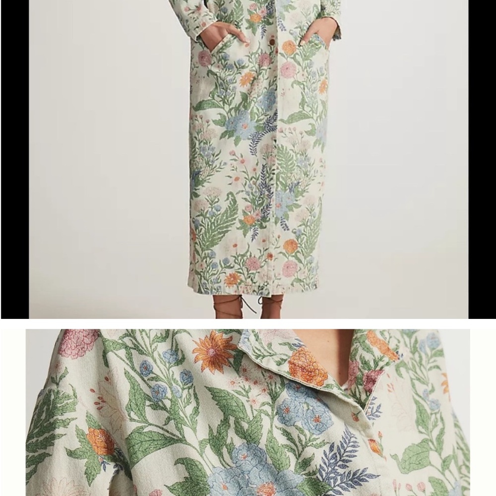 Floral Long Jacket - Picture 9 of 11